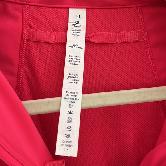 Lululemon vest sz 10 hot pink - Picture 3 of 4